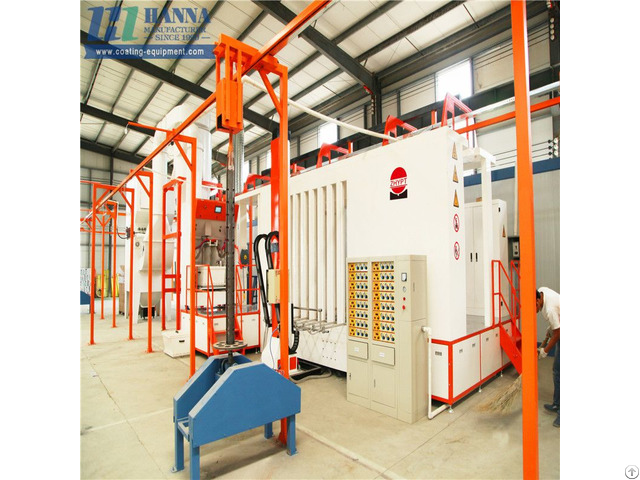 High Efficiency Automatic Car Parts Painting Spray Booth For Sale