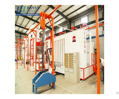 High Efficiency Automatic Car Parts Painting Spray Booth For Sale
