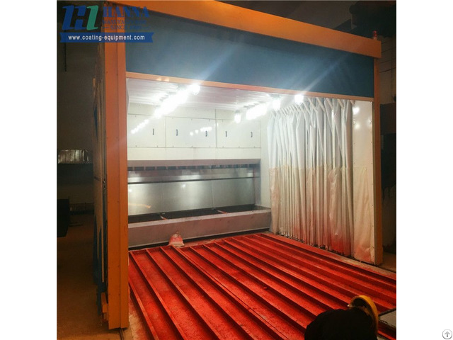 High Quality Professional Electrostatic Water Curtain Spraying Paint Line