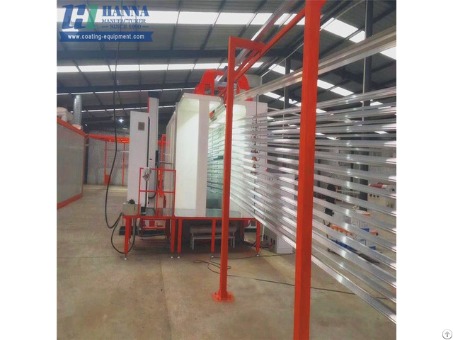 Compact Powder Coating Line Booth Spray Paint Manufacturers