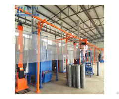 Excellent Performance Powder Spray Booth For Vertical Stainless Steel Mesh Coating