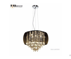 Round Hanging Glass Pendant Light