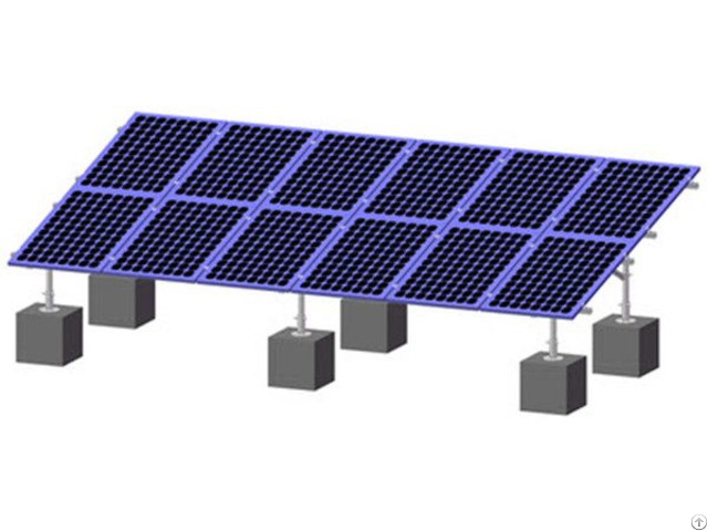 Aluminum Structure Ground Mounting Solar Bracket For Pv Panel Including Thin Film Modules