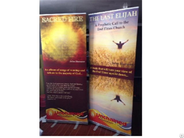 China Customized Size High Resolution Good Quality Pull Up Retractable Banners