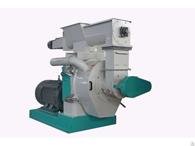 Ring Die Wood Pellet Mill 8000 Kg H White Color