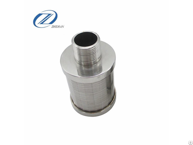 Stainless Steel Water Nozzle Wedge Wire Screen Filter For Resin Traps