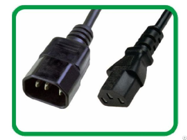 Heavy Duty C14 To C13 Computer Power Extension Cord Set Xr 602 501
