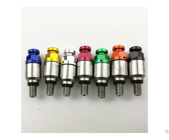 Motorcycle Cnc Aluminum Fork Top Button Bleeder Air Pressure Relief Valve M5x0 8