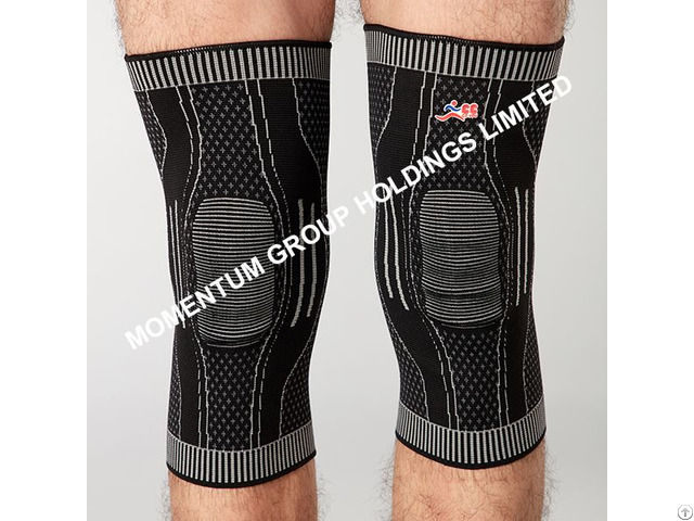 Knitted Knee Support Black
