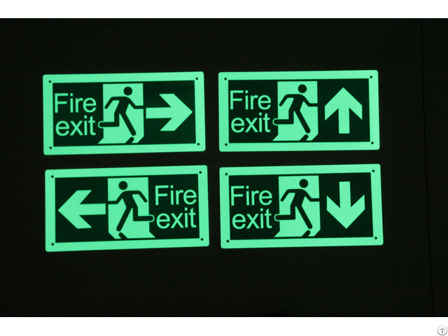 Hfg E100 Photoluminescent Emergency Signs