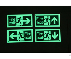 Hfg E100 Photoluminescent Emergency Signs