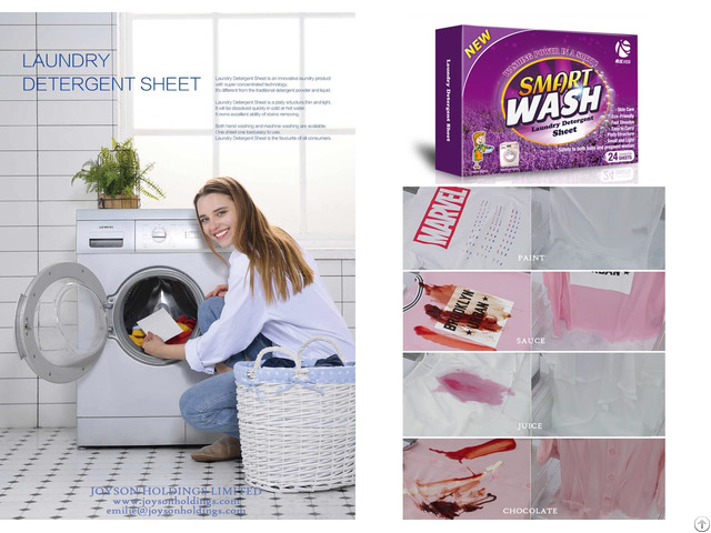 Laundry Detergent Sheet