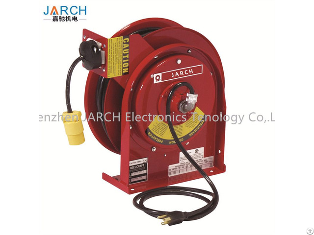 Exetension Electric Cable Reel With Led Light