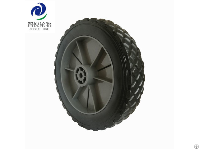 China Hot Sale 7 Inch Pvc Plastic Wheel For Folding Wagon Tool Cart Lawn Mower Wholesale