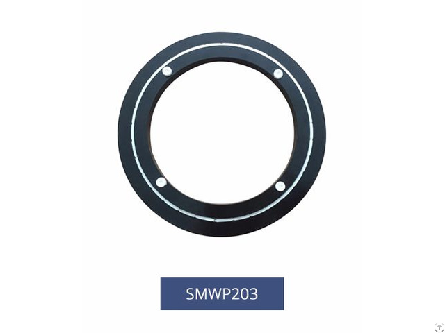 Black Color 203mm 8inch Low Noise Aluminum Lazy Susan Swivel Bearings Smwp203