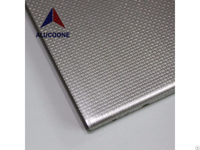 Alucoone Embossed Mirror Hairline Brush Brushed Emboss Polished Stainless Steel Composite Panel