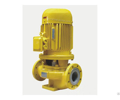 Gbf Fluorine Plastic Lined Inline Centrifugal Chemical Pump