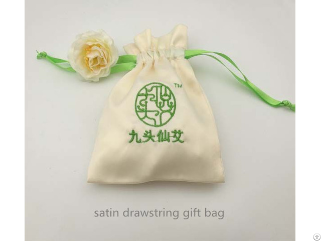 Satin Jewelry Pouch Bag
