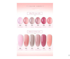 Nude Nail Gel Polish Jade And Jelly Healthy Red Soak Off Uv Led