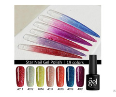 Starry Sky Nail Uv Gel Polish Glitter Soak Off Natural Resin 8ml