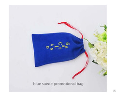 Suede Drawstring Jewelry Bag