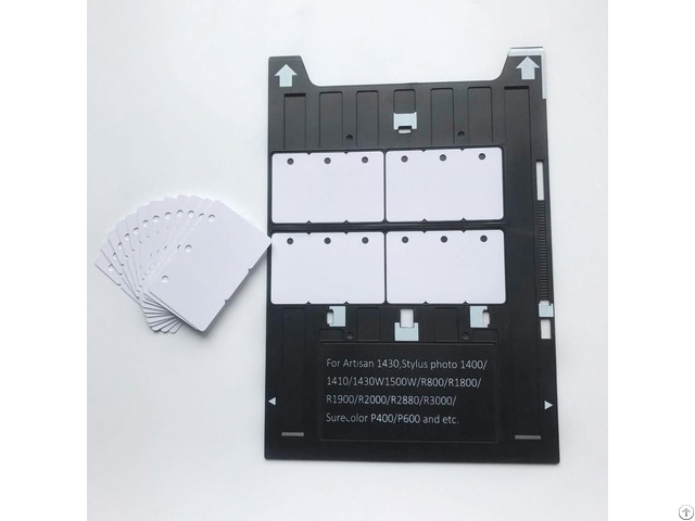 Inkjet Printable Blank 3up Pvc Cambo Cards