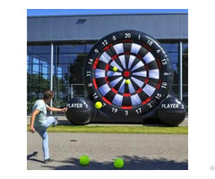 Inflatable Football Velcro Dart Shooting Outdoor Fun Sport Game