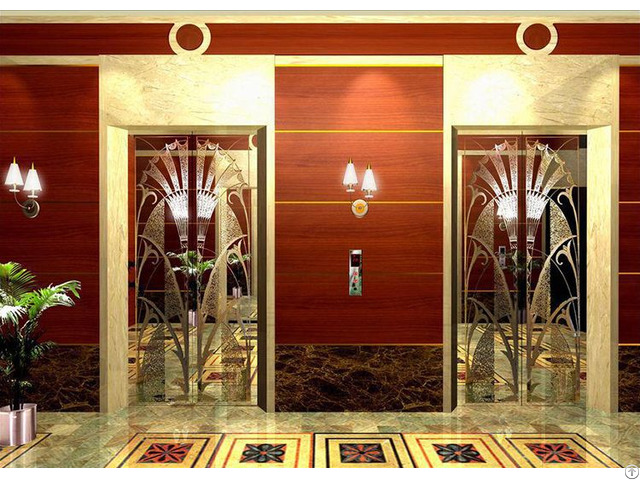 China Cold Rolled Stainless Steel Etched Elevator Decorative Door