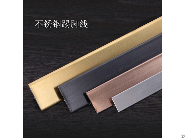 Custom Hotel Room Decorative Strip Stainless Steel Trim
