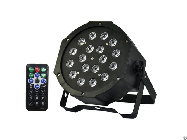 Rgb 18leds Wash Par Light By Remote Control Dmx For Wedding Church Stage Lighting