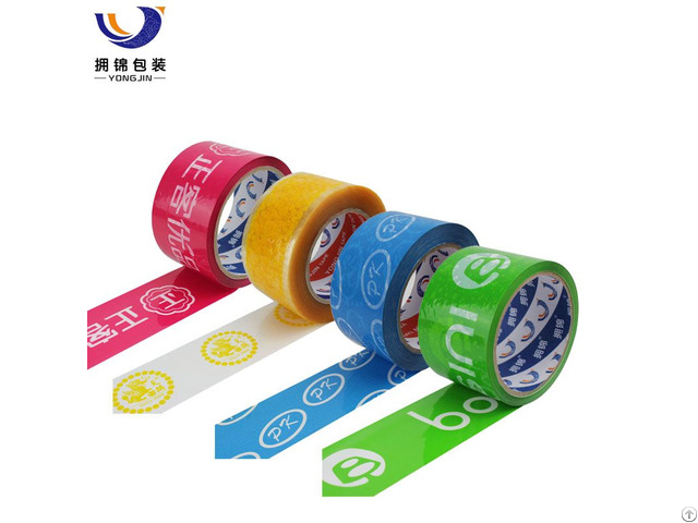 Free Samples Carton Sealing Logo Printed Custom Bopp Packing Adhesive Tape For Packaging