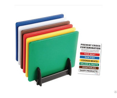 Colorful Plastic Virgin Pe Cutting Board For Kitchen