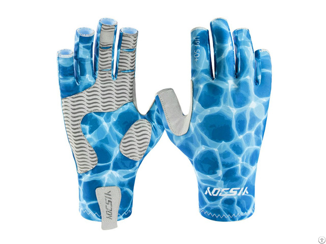 Custom Made Sun Protective Fishing Sports Gloves
