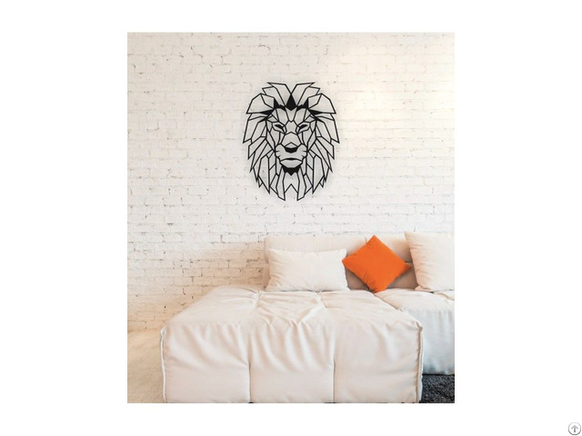 Linewallart Lion Wall Art Figure Design