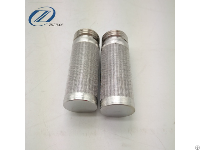 Stainless Steel Sintered Wire Mesh Filter Cartridge For Filtration Of Chemical Fiber Products