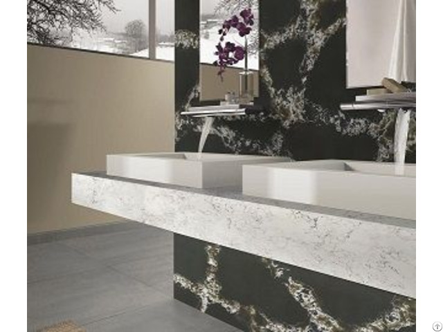 Prefab Quartz Bathroom Vanity Top