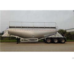 High Quality W Shape 32cbm Tri Axle Dry Bulk Tanker With Air Compressor