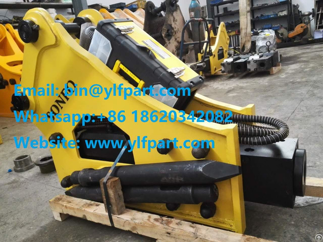 Hydraulic Breaker Rock Hammer For 10 55ton Excavator Demolition