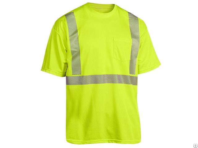 Good Quality Cheap High Visibility T Shirt With Reflective Tape Ansi107 Manufacturer