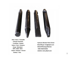 Soosan Series Hydraulic Breaker Chisels Moil Point Tools