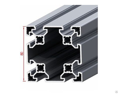 80x80 Light Aluminium Profile Slot 10