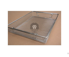 Instrument Sterilization Basket For Endoscopes Stainless Steel Perforated