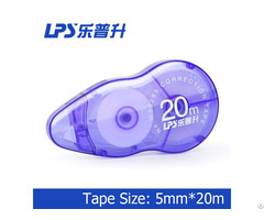 Office Runner 20m Student Stationery Oem Custom Colored Correction Tape