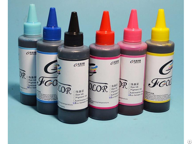 New Premium Coating Free Eco Solvent Printing Ink For Pen Pvc Phone Case Film