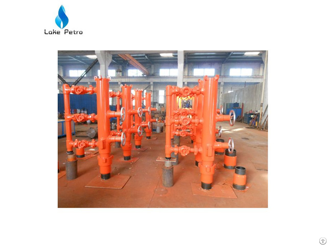 Casing Cementing Head With Plug Valves