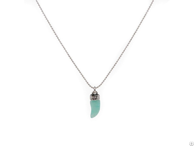 New Style Metal Turquoise Pendant Necklace New Style Metal Turquoise Pendant Necklace