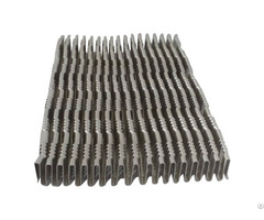 Heat Exchanger Part Aluminum Cooling Fins Turbulator