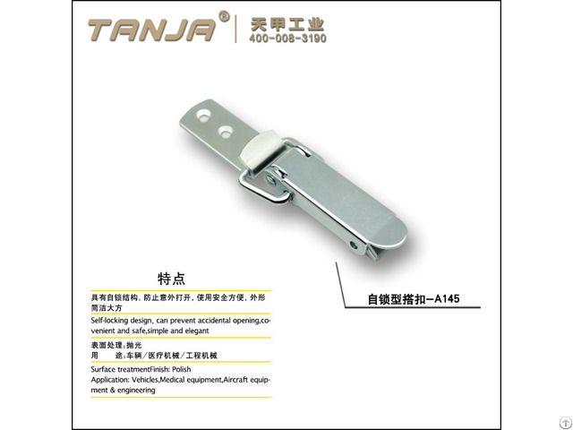 Tanja A145 Zinc Plated Safetytoggle Latch Self Locking Design