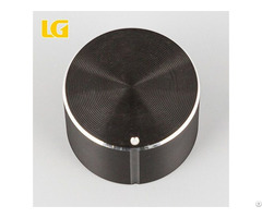 Iso9001 Oem Ningbo China Round Black Aluminum Alloy Knob With High Quality