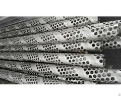 Straight Lock Seam Perforated Tube